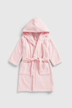
                        
                          Load image into Gallery viewer, Mothercare Pink Towelling Hooded Robe
                        
                      