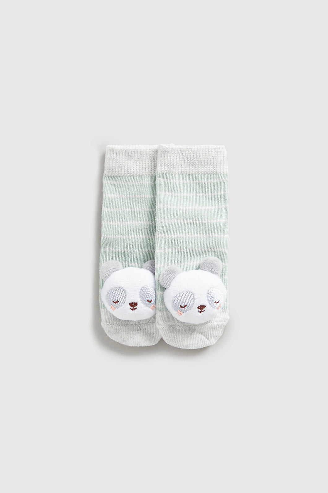 Mothercare Panda Rattle Baby Socks