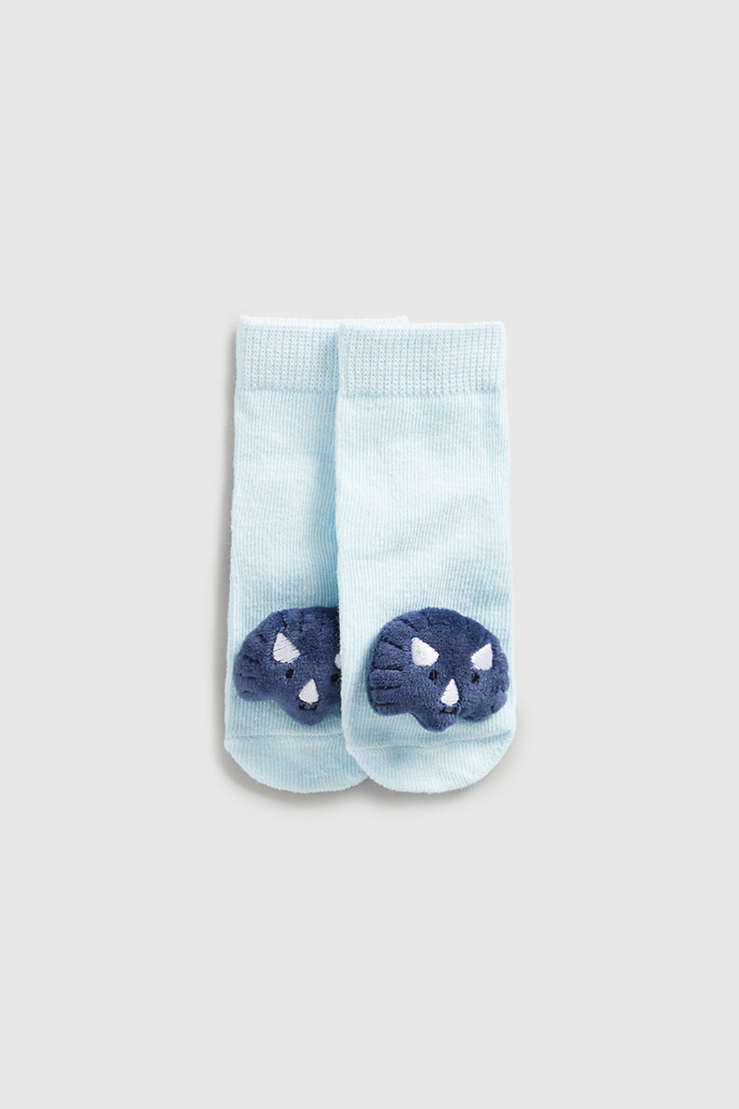 Mothercare Dinosaur Rattle Baby Socks
