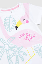 
                        
                          Load image into Gallery viewer, Mothercare Flamingo Shortie Pyjamas - 2 Pack
                        
                      