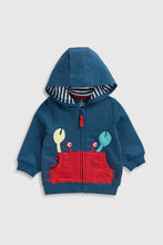 
                        
                          Load image into Gallery viewer, Mothercare Crab Zip-Up Hoody
                        
                      