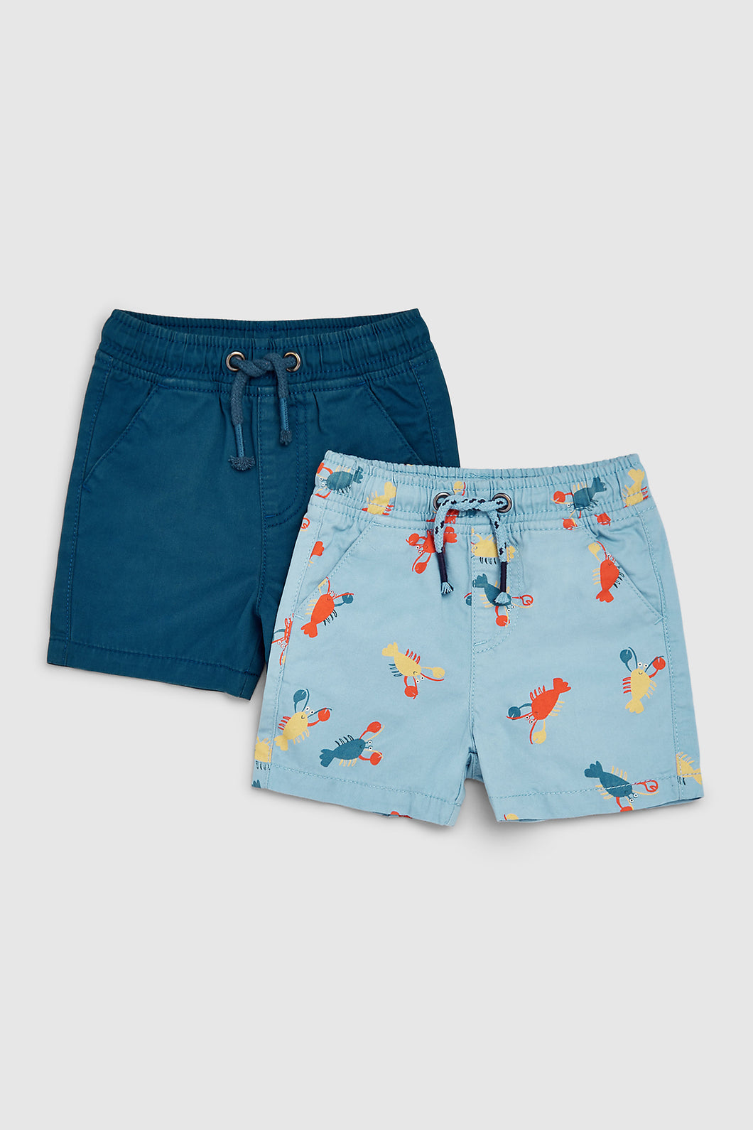 Mothercare Cotton Shorts - 2 Pack