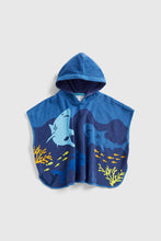 
                        
                          Load image into Gallery viewer, Mothercare Shark Hooded Towelling Poncho
                        
                      