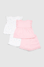 
                        
                          Load image into Gallery viewer, Mothercare Broderie Shortie Pyjamas - 2 Pack
                        
                      