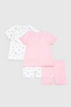 
                        
                          Load image into Gallery viewer, Mothercare Ribbed Shortie Pyjamas - 2 Pack
                        
                      