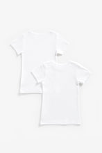 
                        
                          Load image into Gallery viewer, Mothercare White Short-Sleeved Vests - 2 Pack
                        
                      