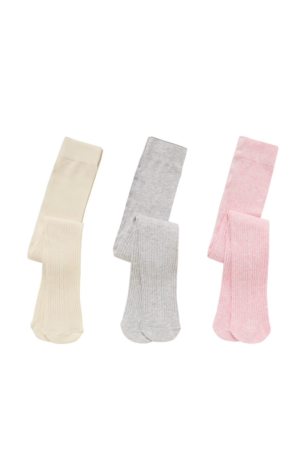 Mothercare Cable Knit Tights - 3 Pack
