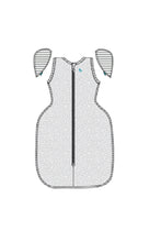 
                        
                          Load image into Gallery viewer, Love To Dream Swaddle Up Transition Bag Bamboo 1.0 Tog Grey Wave Dot
                        
                      