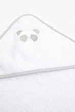 
                        
                          Load image into Gallery viewer, Mothercare Grey Cuddle &#39;N&#39; Dry Hooded Towels 3 Pack 5
                        
                      