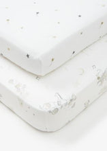 
                        
                          Load image into Gallery viewer, Mothercare Dancing Band Fitted Cot Bed Sheets 2 Pack 1
                        
                      