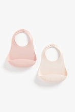 
                        
                          Load image into Gallery viewer, Mothercare Flutterby Crumb-Catcher Silicone Bibs - 2 Pack
                        
                      