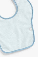 
                        
                          Load image into Gallery viewer, Mothercare Blue Toddler Bibs - 3 Pack
                        
                      