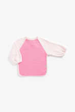 
                        
                          Load image into Gallery viewer, Mothercare Towelling Coverall Bibs Pink - 2 Pack
                        
                      
