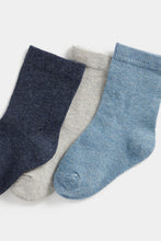 
                        
                          Load image into Gallery viewer, Mothercare Blue Socks - 5 Pack
                        
                      