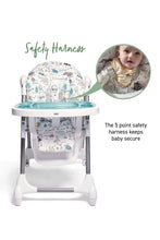 
                        
                          Load image into Gallery viewer, Mamas &amp; Papas Snax Highchair Happy Planet 9
                        
                      
