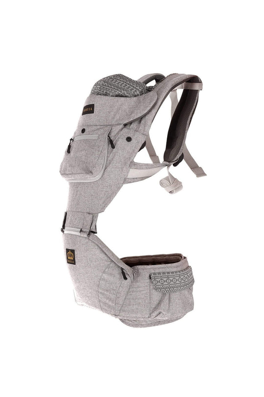 Buy Mimosa Airplush 6 Way Hip Seat Carrier Wintry Grey Online mothercare mothercare hong kong