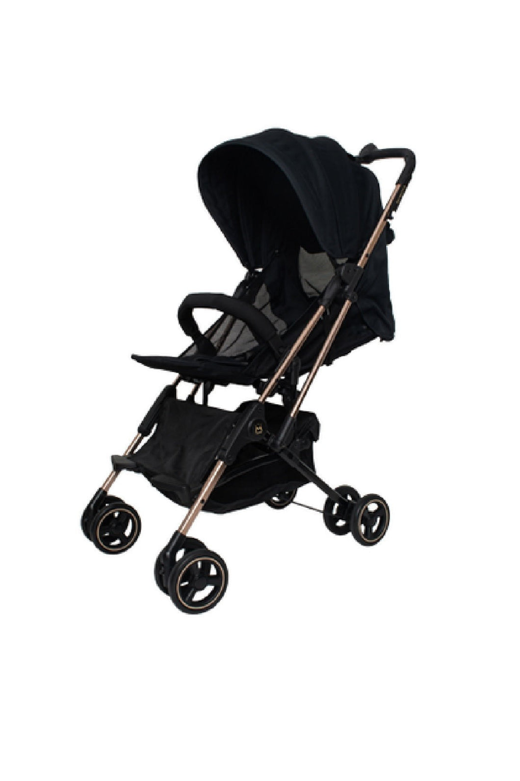 Mimosa Cabin City+ Backpack Stroller Rose Gold Extended Canopy 1