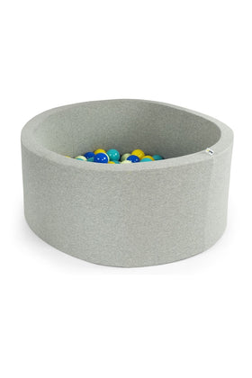 Misioo Ball Pits Round Grey Large 100 X 40 1