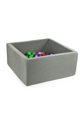 Misioo Ball Pits Square Grey Large 110 X 110 X 40 1