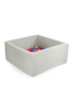 
                        
                          Load image into Gallery viewer, Misioo Ball Pits Square Light Grey Large 110 X 110 X 40 1
                        
                      