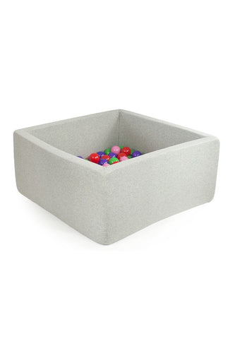 Misioo Ball Pits Square Light Grey Small 90 X 90 X 40 1