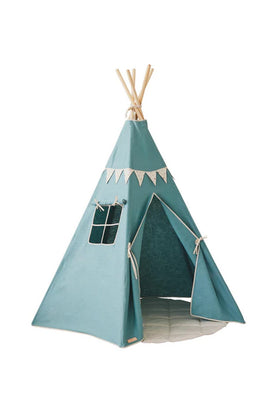 Moi Mili Gold Star Teepee With Garland and Mat Set 3