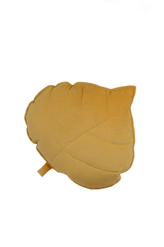 Moi Mili Honey Velvet Leaf Pillow 3