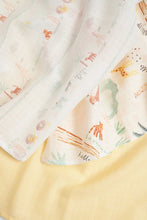 
                        
                          Load image into Gallery viewer, Mothercare Animal Kingdom Muslins  3 Pack  5
                        
                      