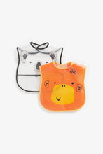 
                        
                          Load image into Gallery viewer, Mothercare Animals CrumbCatcher Bibs  2 Pack  1
                        
                      