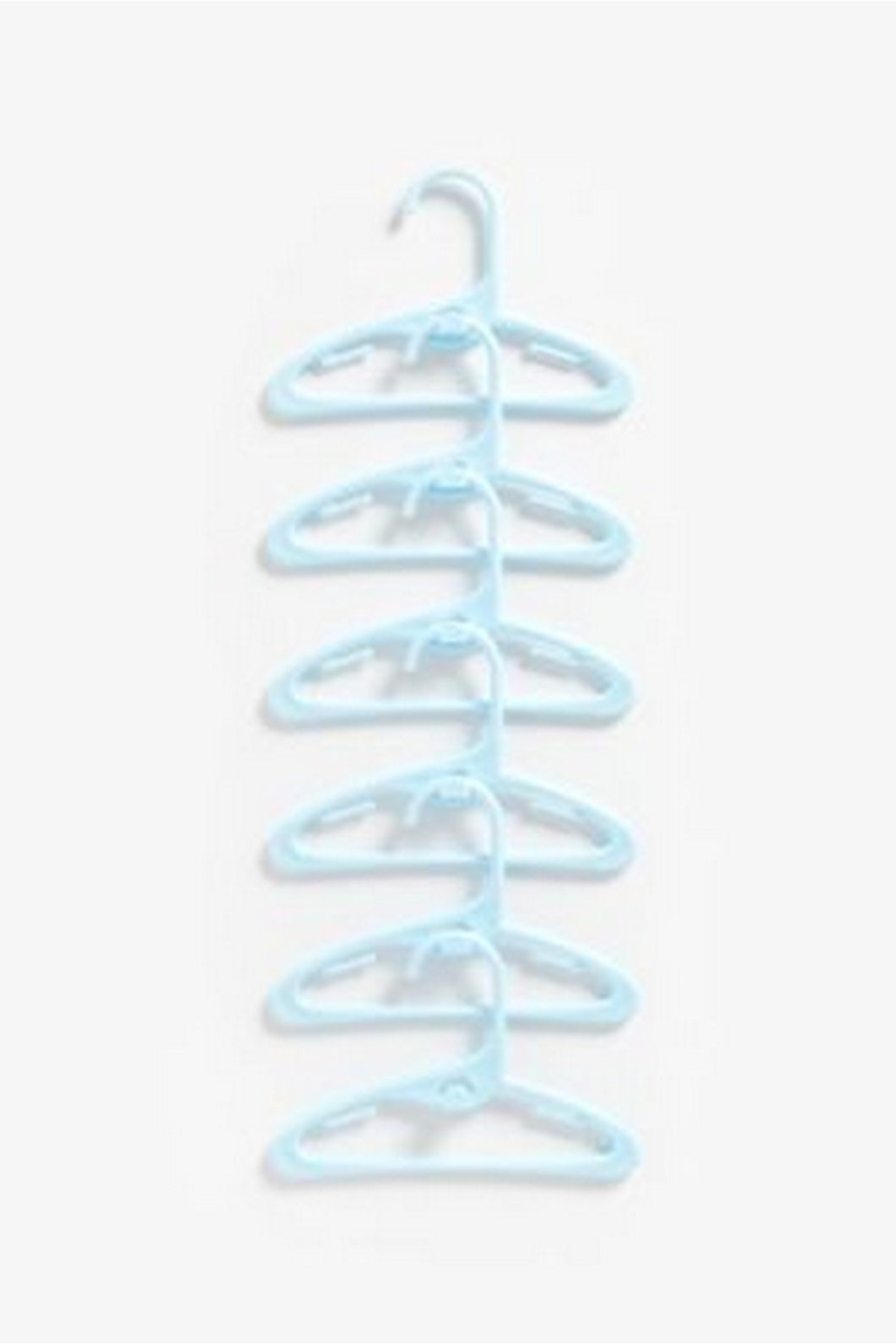 Mothercare Blue Baby Hangers 6 Pack 1