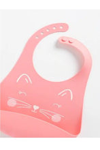 
                        
                          Load image into Gallery viewer, Mothercare Cat And Bunny Crumb Catcher Silicone Bibs 2 Pack 5
                        
                      