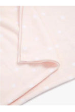 
                        
                          Load image into Gallery viewer, Mothercare Cot Or Cot Bed Fleece Blanket Pink Dot 2
                        
                      