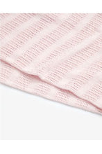 
                        
                          Load image into Gallery viewer, Mothercare Cotcot Bed Cellular Cotton Blanket Pink 1
                        
                      