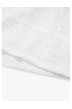 
                        
                          Load image into Gallery viewer, Mothercare Cotcot Bed Cellular Cotton Blanket White 2
                        
                      