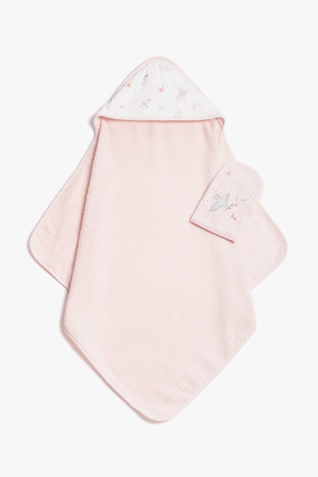 Mothercare Flutterby Cuddle N Dry And Wash Mitt Set 1