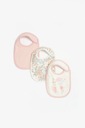 Mothercare Flutterby Newborn Bibs  3 Pack  1