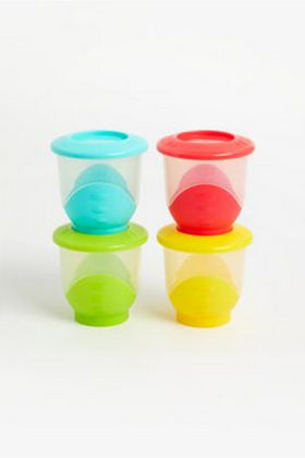Mothercare Large Easy Pop Freezer Pots 4 Pack 1