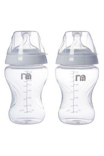 Mothercare Natural Shape Anti Colic Milk Bottles 260Ml 2 Pack 1