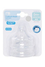 
                        
                          Load image into Gallery viewer, Mothercare Natural Shape Medium Flow Teats 1
                        
                      