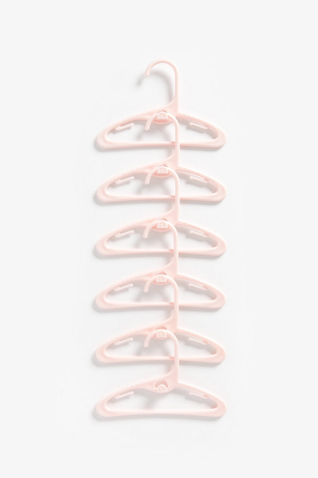 Mothercare Pink Baby Hangers 6 Pack 1