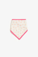 
                        
                          Load image into Gallery viewer, Mothercare Pink Star Muslin Dribbler Bibs  3 Pack  3
                        
                      
