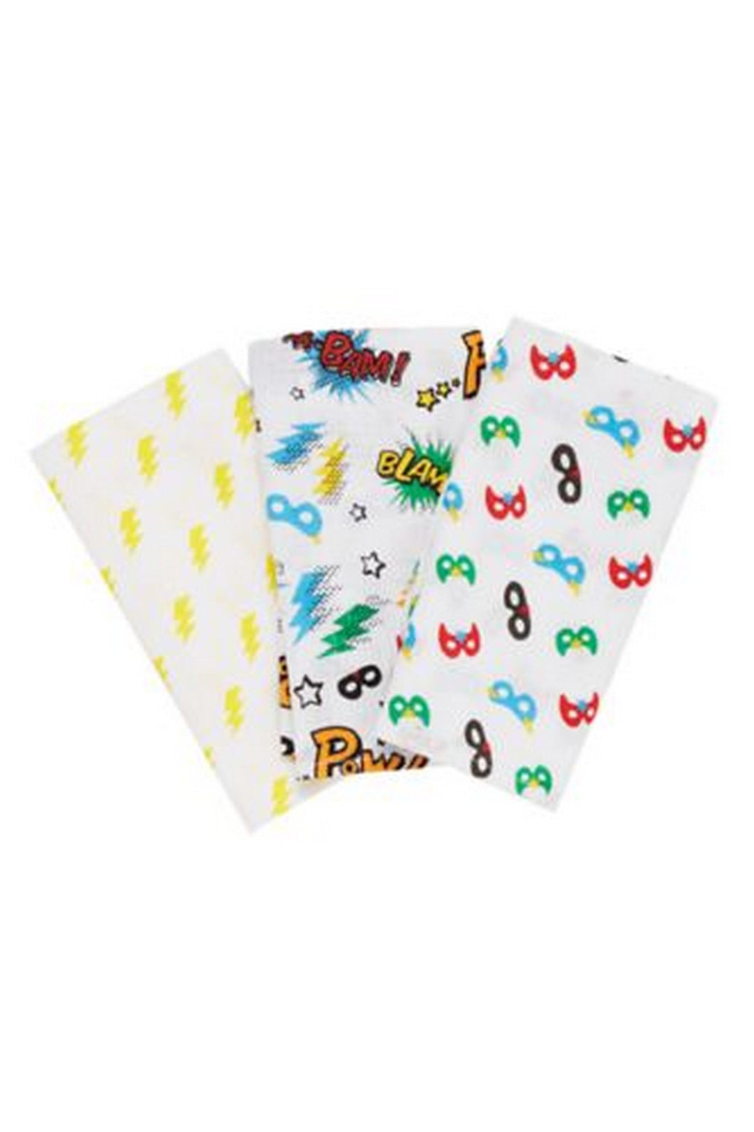 Mothercare Pow Muslins 3 Pack 1