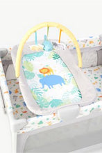 
                        
                          Load image into Gallery viewer, Mothercare Sleepy Safari Bassinet Travel Cot 4
                        
                      