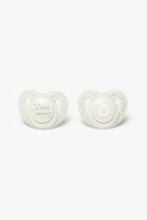 
                        
                          Load image into Gallery viewer, Mothercare Sleepy Sheepy Airflow Night Soothers Birth 6 Months 2 Pack 1
                        
                      