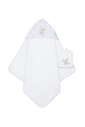 Mothercare Spring Flower Cuddle N Dry And Mitt Set 1