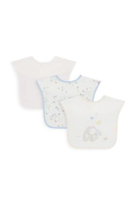 Mothercare Spring Flower Toddler Bibs 3 Pack 1