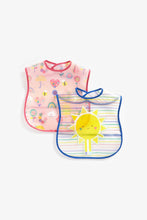 
                        
                          Load image into Gallery viewer, Mothercare Sunshine CrumbCatcher Bibs  2 Pack  1
                        
                      