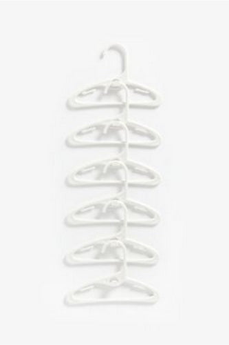 Mothercare White Baby Hangers 6 Pack 1