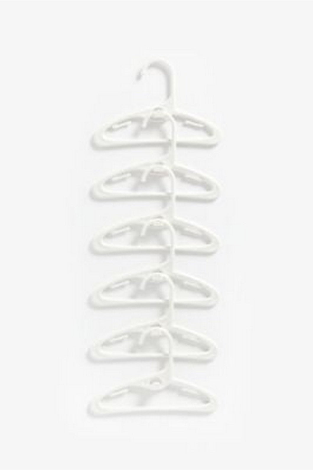 Mothercare White Baby Hangers 6 Pack 1