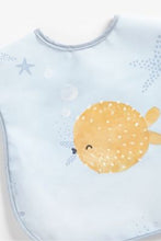 
                        
                          Load image into Gallery viewer, Mothercare You Me And The Sea Toddler Crumb Catcher Bibs 2 Pack 6
                        
                      